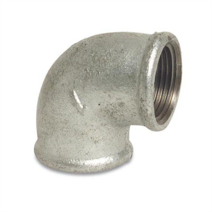 Codo De Acero Galvanizado 90 Grados